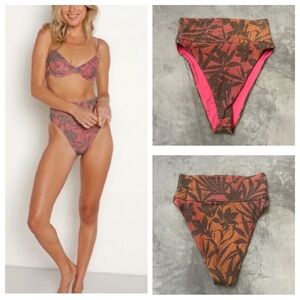 New! Beach Riot highway bottom in hibiscus shine sparkle glitter 24973